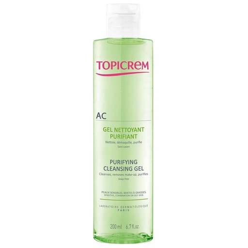 topicrem AC purifying cleansing gel 200ml
