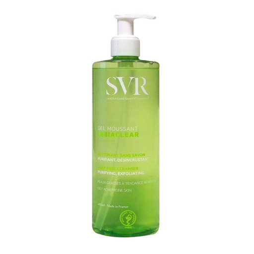 svr sebiaclear gel moussant 400ml اس في ار غسول جل 400 مل