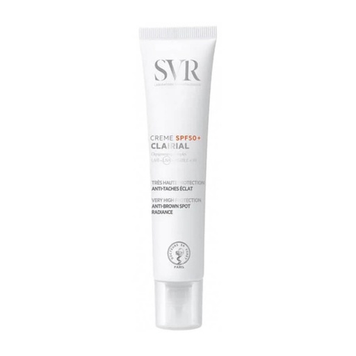 SVR CLAIRIAL Creme spf 50+ 40ml اس في ار كريم واقي شمسي للبقع الداكنة - 40 مل مع واقي شمس بحماية +50
