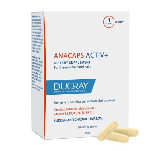 Ducray AnaCaps Activ+ 30 Caps