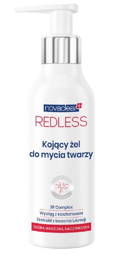 novaclear redless soothing facial cleanser 150ml نوفاكلير ريدليس غسول مهدئ للوجه 150 مل