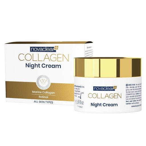 novaclear COLLAGEN Night Cream 50ml نوفاكلير كولاجين كريم ليلي 50مل