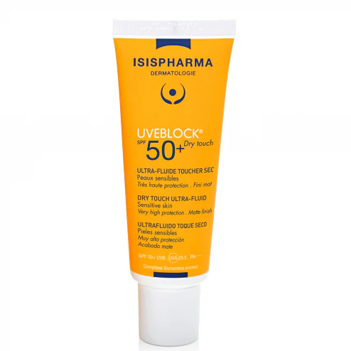 isispharma uveblock spf50 dry touch 40ml ايزيس فارما واقي شمس ذو لمسة جافة مطفية +50 40 مل