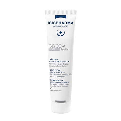 isispharma glyco-a soft peeling 30ml ايزيس فارما جليكو -أ كريم التقشير الليلي 30 مل