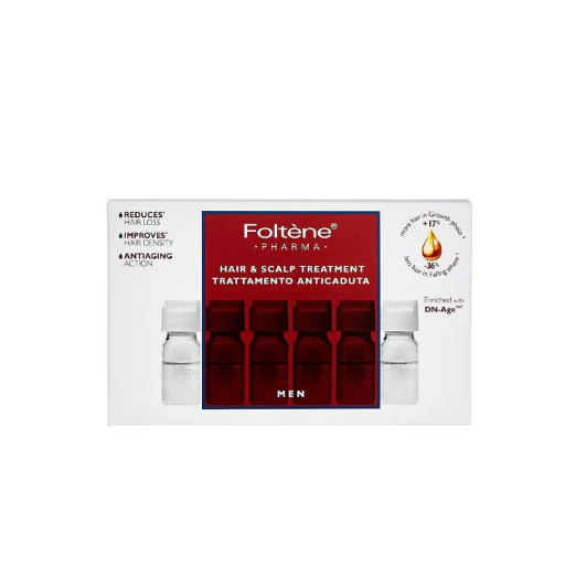 foltene hair and scalp treatment men 12vial
