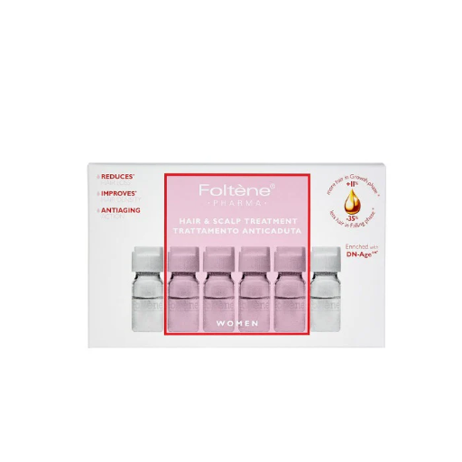 foltene hair and scalp treatment women 12 vial فولتين علاج للشعر وفروة الرأس 