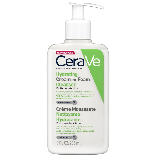 CeraVe hydrating Cream to Foam 237ml