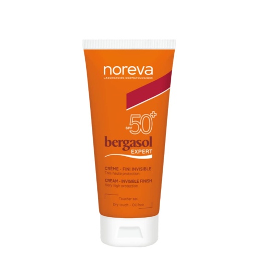 noreva bergasol spf50 cream invisible finish 50ml