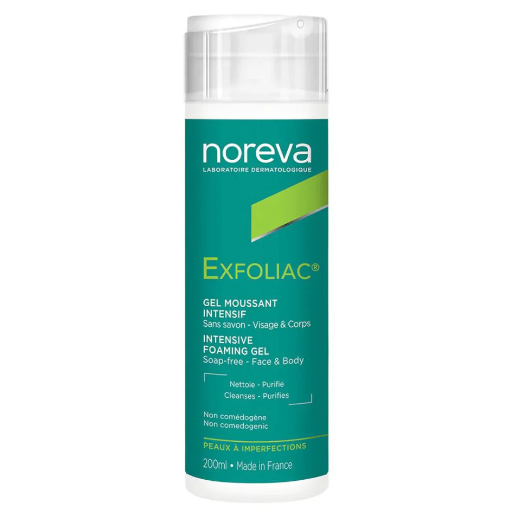 noreva exfoliac intensive foaming gel 200ml