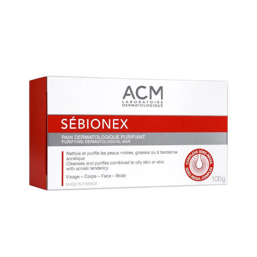 ACM SEBIONEX PURIFING BAR 100g اي سي ام صابون منقي للوجه 100 غرام
