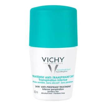 VICHY TRETMENT ANTI transpirant 48H 50ml فيشي مزيل تعرق لمدة 48 ساعة - 50 مل