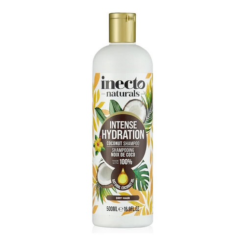 inecto intense hydration coconut shampoo 500ml انيةتو شامبو الترطيب المكثف بخلاصة جوز الهند 500 مل