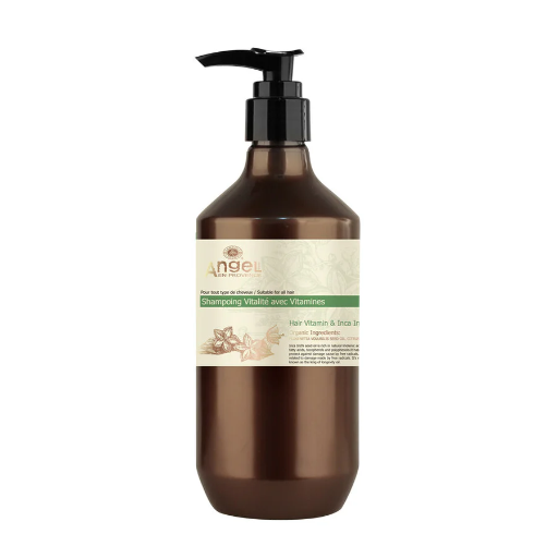 angel hair vitamin &inca inchi oil shampoo 400ml انجيل شامبو غني بالفيتامينات مضاد للحكة 400 مل