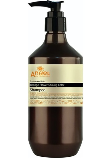 angel orange flower shining color shampoo 400ml