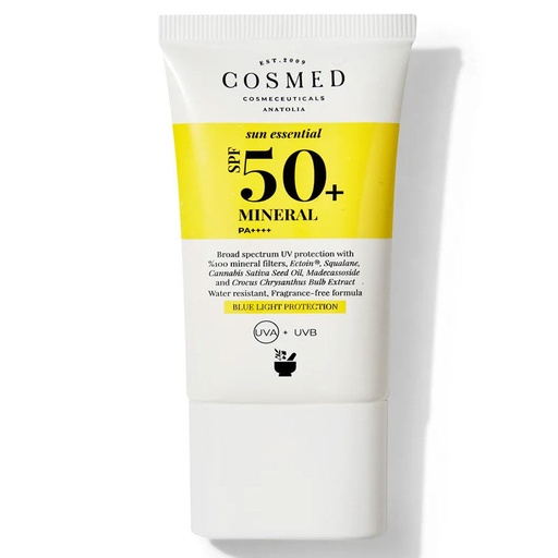 COSMED Sun essential spf50+ Mineral كريم للوقاية من الشمس 50+