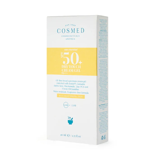 cosmed dry touch cream gel spf50 40ml