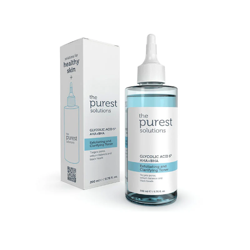 the purest glycolic acid 5% AHA+BHA 200ml