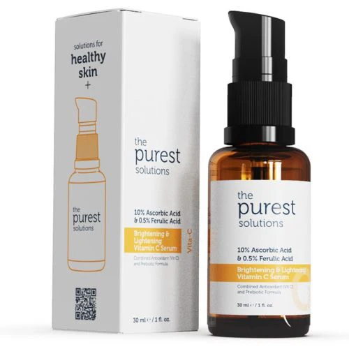 the purest 10% ascorbic acid and 0.5% ferulic acid 30ml