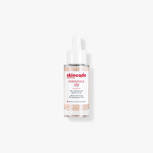 skincode essentials 24h vitalizing lift serum in oil 28ml