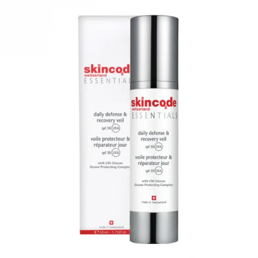 skincode essentials daily defense and recovery veil spf30 50ml